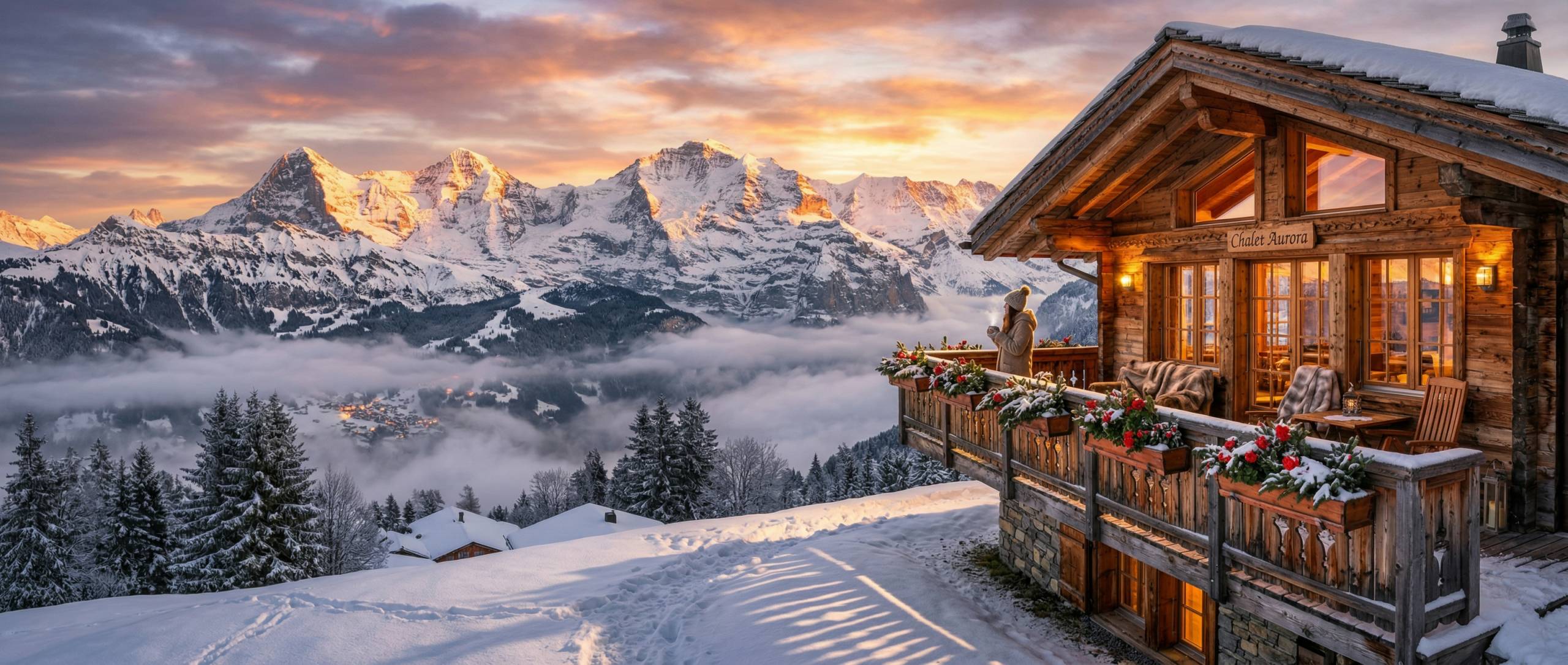 Chalet en Savoie — vue panoramique — Ahora Architectes