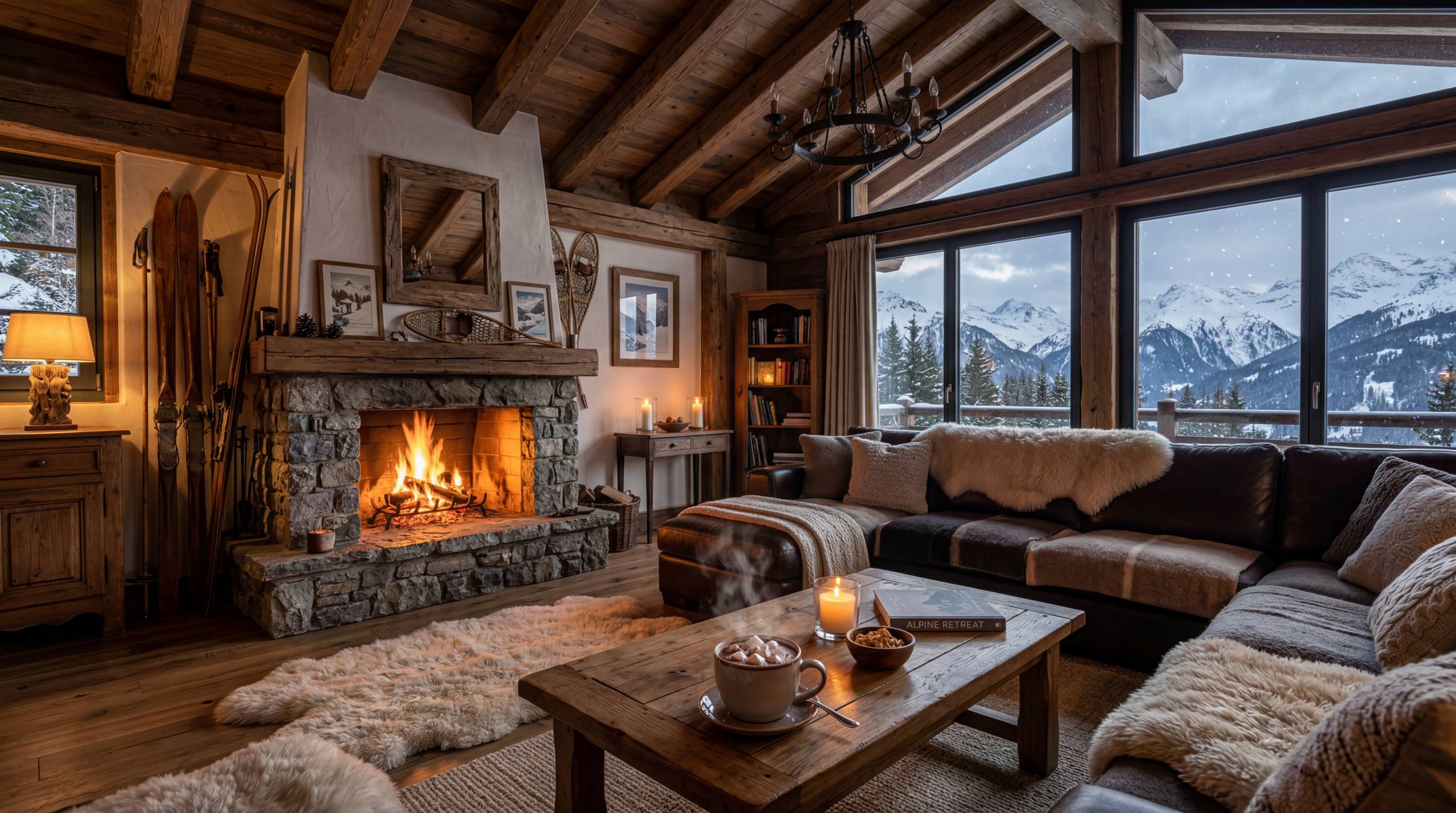 Intérieur chalet — Ahora Architectes